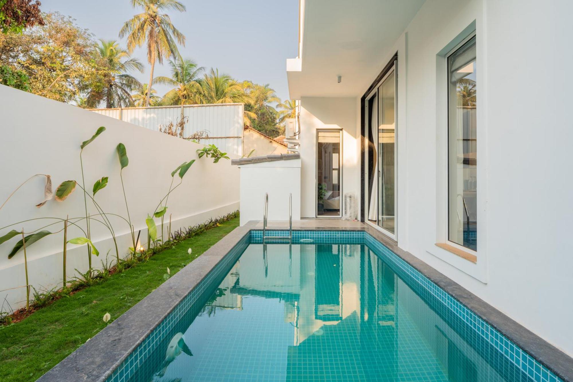 Elivaas Laguna Encanto 4 Bhk Villa With Pvt Pool & Terrace Anjuna Exterior photo