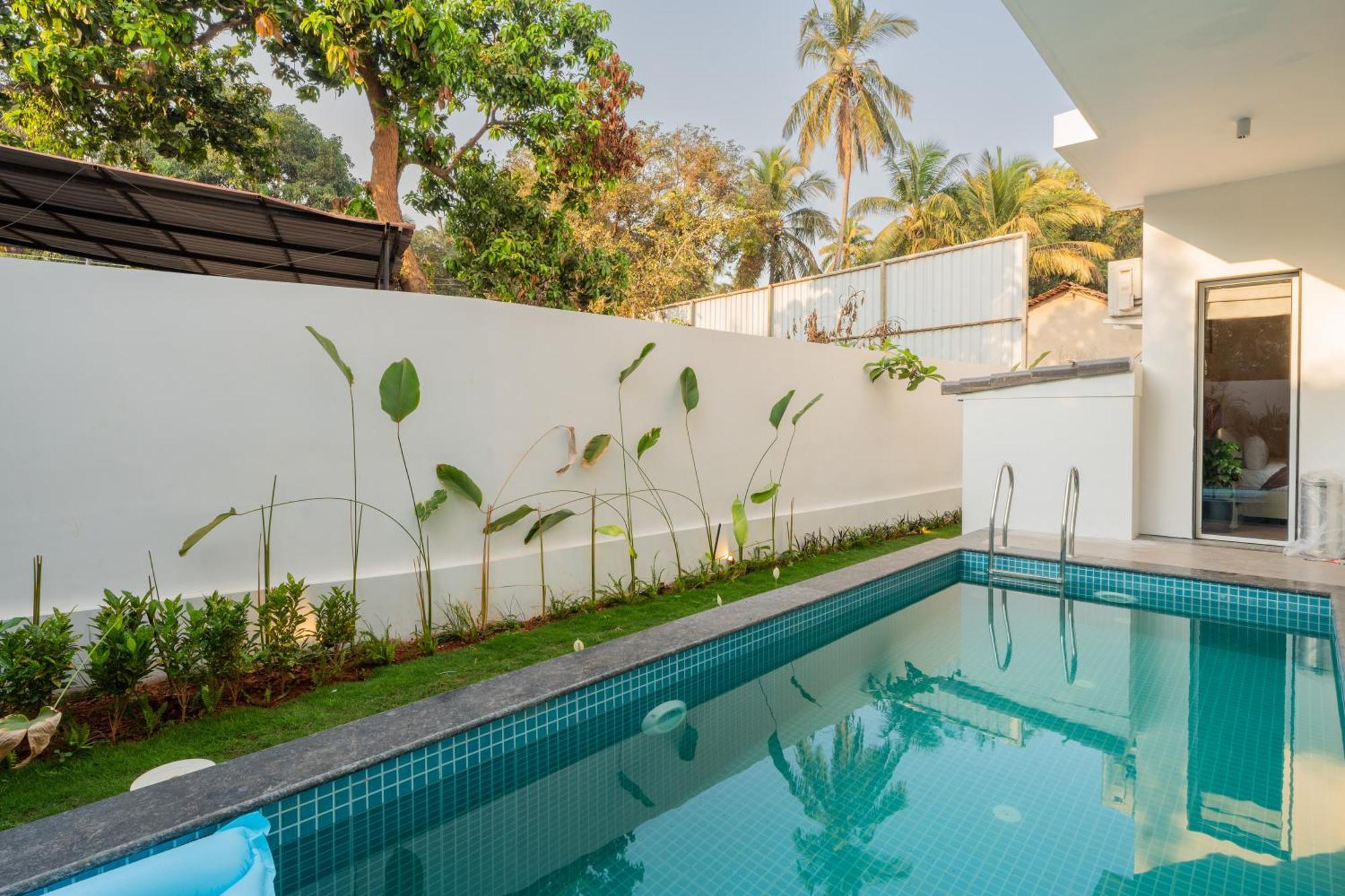 Elivaas Laguna Encanto 4 Bhk Villa With Pvt Pool & Terrace Anjuna Exterior photo